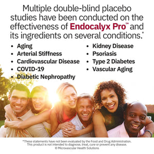 Endocalyx Pro Supplement – Endothelial Glycocalyx Support 120 Capsules - Vascular & Microcirculation Health – Clinically-Studied – Patented – Supports Nitric Oxide Functions