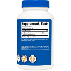 Nutricost Baikal Skullcap 500Mg, 120 Vegetarian Capsules - Non-Gmo, Gluten Free