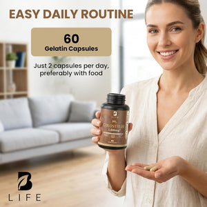 B Life Company Blife Bovine Colostrum Supplement 1400Mg – Immune & Gut Health Support – Colostrum Capsules for Digestive Health – Immune Support Supplement – 60 Capsules (30 Servings)