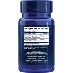 Life Extension Brain Fog Relief, Mango Leaf Extract, Standardized Peppermint Oil, Nootropic Brain Supplement for Clarity and Focus, Fast-Acting, Caffeine-Free, Gluten Free, Non-Gmo, 30 Softgels