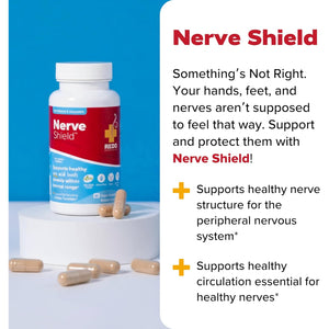Redd Remedies, Nerve Shield, Supports Healthy Nerve Structure and Circulation, 60 Vegan Capsules