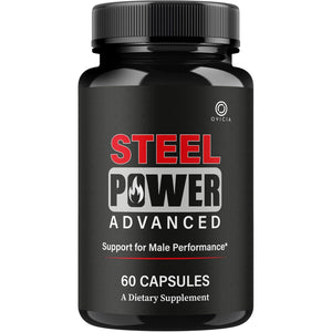 Steel Power - Steel Power Pills All Natural Maximum Strength, Daily Steelpower Capsules Premium Advanced Support Formula for Overall Health & General Wellness, 60 Capsules for 1 Month