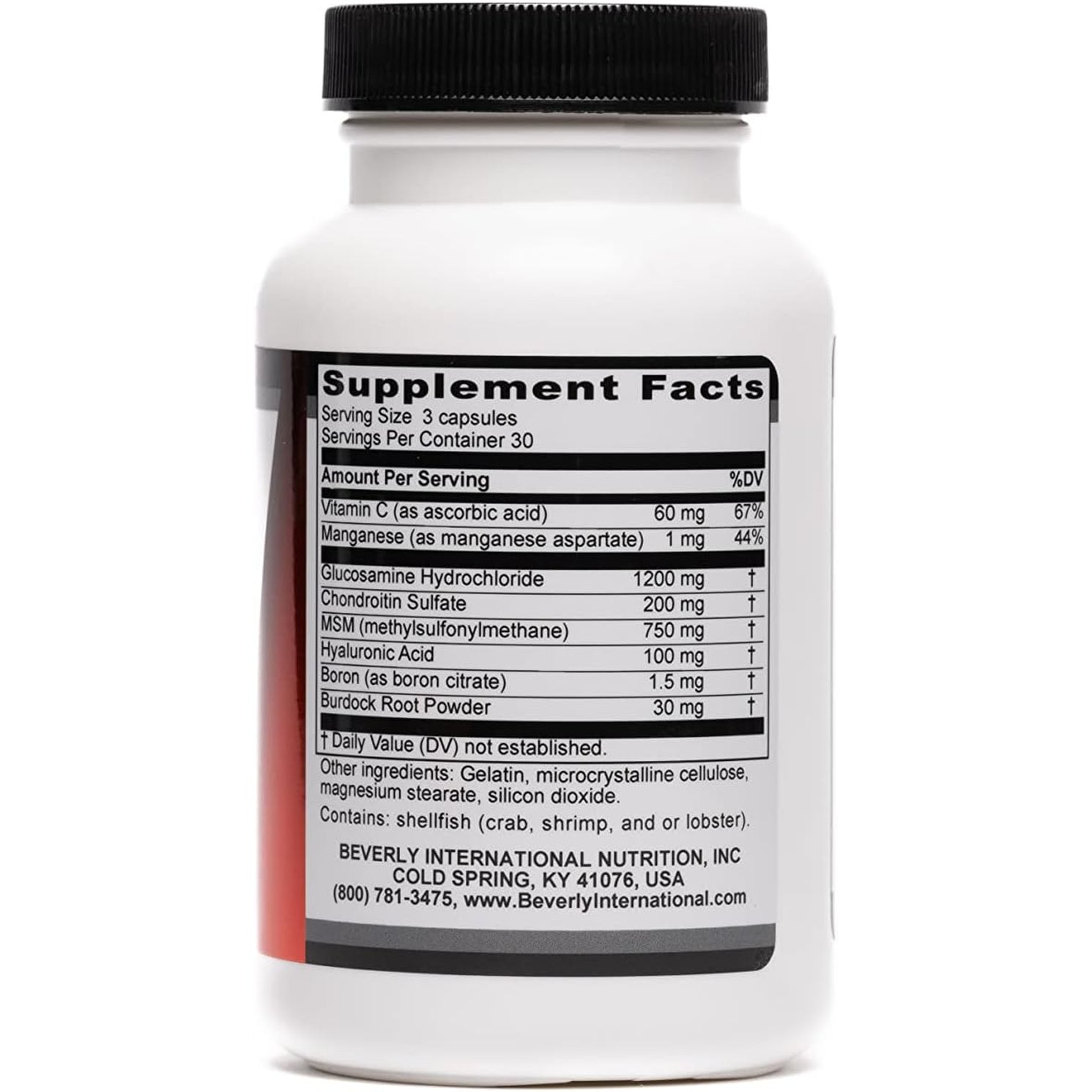 Beverly International Joint Care, 90 Capsules. All over Joint Support. 3-Stage Formula with Glucosamine, Chondroitin, MSM, Hyaluronic Acid. Supports Joint Comfort, Mobility & Active Lifestyles.