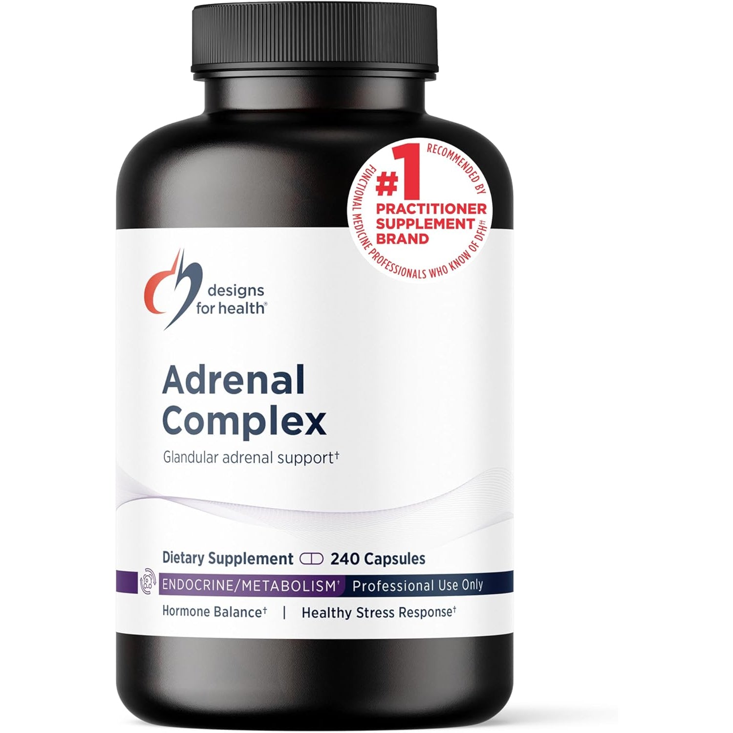 Designs for Health Adrenal Complex (240 Capsules)