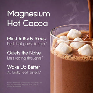SWITCH Killswitch Sleep Aid for Adults – Fall Asleep Fast & Wake Refreshed, Sugar-Free Hot Chocolate Supplement - Magnesium, Tart Cherry, L-Theanine & More for Restful Sleep, 30 Servings, Made in USA