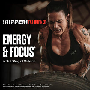 JNX SPORTS the Ripper! Fat Burner Pre Workout for Men & Women – Thermogenic Fat Burning Powder & Appetite Suppressant, Boost Energy & Endurance – Fruit Punch, 30 Servings