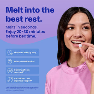 Neuro Sleep & Recharge Meltaway Mints - Sleep Aid for Adults with Melatonin 1Mg, Chamomile & Elderberry - Travel Essentials for Nighttime Relaxation & Healthy Rest Cycle - Mixed Berry (72 Ct)