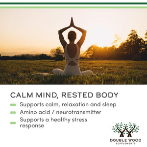 GABA Supplement (300 Capsules, 1,000Mg per Serving) Promotes Calm, Relaxation, and Supports Sleep (Vegan Safe, Gluten Free, Non-Gmo)(Gamma Aminobutyric Acid) by Double Wood