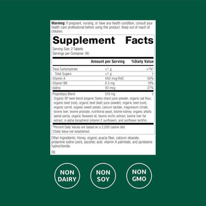 Standard Process A-F Betafood - Support Gallbladder Health & Liver Care - Aids Lipid Metabolism & Bowel Functioning with Vitamins a & B6 - Gluten-Free, Non-Dairy & Non-Soy - 180 Tablets (90 Servings)