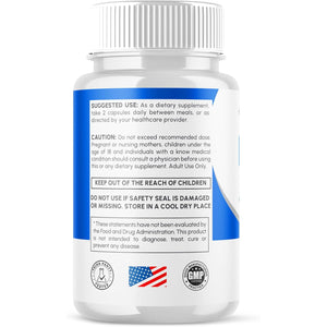 (2 Pack) Nerve Flow Capsules, Official Nerve Flow Pills Made with All Natural Ingredients, Maximum Strength Nerveflow Sciatic Support Supplement with Advanced Vitamins for Women & Men (120 Capsules)