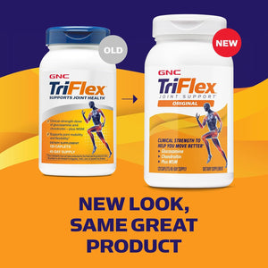 GNC Triflex, Joint, Bone & Cartilage Health Supplement, Clinical Strength Glucosamine & Chondroitin, MSM, Supports Mobility, Flexibility & Comfort, 120 Caplets