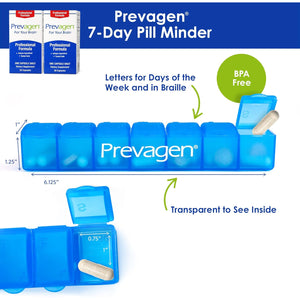Prevagen Professional Formula - 60 Capsules (2 Month Supply) | Formulated for Your Brain | 40Mg of Apoaequorin plus Vitamin D3 with 7-Day Pill Minder