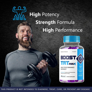 Boost TRT Max - Official Boost TRT Max Gummies for Men Advanced Natural Formula, Male Gummies for Maximum Performance & Support for Overall Wellness, Booster TRT Max for 1 Month