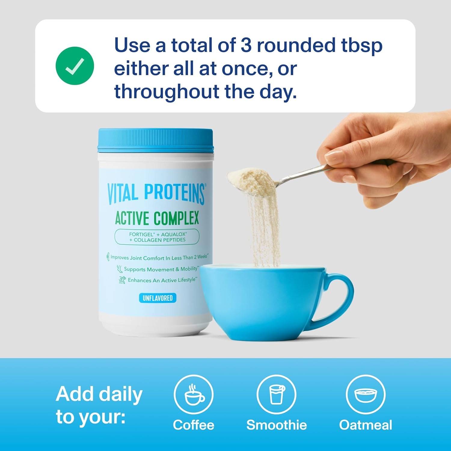 Vital Proteins® Active Complex, 20G Collagen Peptides, Improves Joint Comfort, Supports Movement & Mobility
