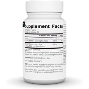 Source Naturals Broccoli Sprouts Extract, 250 Mg - 60 Tablets