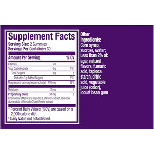 Zzzquil Pure Zzzs Muscle Relaxation Melatonin Sleep Aid Gummies, Supports Muscle Function, Helps You Fall Asleep Naturally, Fast, Melatonin + Magnesium, No Next-Day Grogginess, Drug-Free, 60Ct