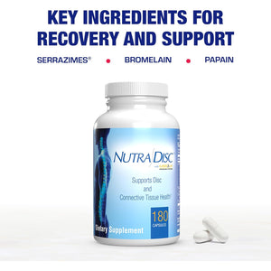 Nutra Disc & Joint Support Supplement - Clinically Formulated Restorative Cartilage Ligament and Tendon Supplement with Patented Meriva Curcumin & Glucosamine and Chondroitin for Adults - 90 Servings