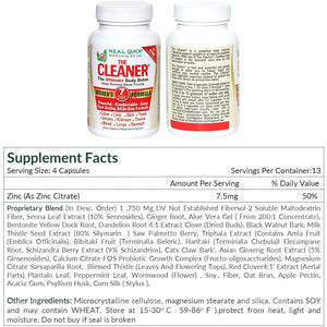 Century Systems the Cleaner Detox, Powerful 7-Day Complete Internal Cleansing Formula for Women, Support Digestive Health, 52 Vegetarian Capsules