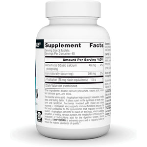 Source Naturals L-Tryptophan, for Mood, Relaxation, and Sleep*, 500Mg - 120 Tablets
