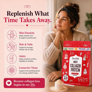 Multi Collagen Protein Powder Type I II III IV V X - Unflavored & Hydrolyzed 16Oz Pure Collagen Peptides Powder - Grass Fed Beef, Wild Fish Marine & USA Eggshell - Whole Body Collagen
