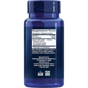 Life Extension Advanced Lipid Control, Amla Extract, Indian Gooseberry, Heart Health, Endothelial Health, Vegetarian, Gluten-Free, 60 Capsules