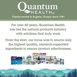 Quantum Health Super Lysine+ / Advanced Formula Lysine+ Immune Support with Vitamin C, Echinacea, Licorice, Propolis, Odorless Garlic (180 Tablets), Packaging May Vary