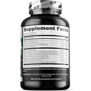 Iron Labs Nutrition: Cycle Support plus NAC (N-Acetyl-L-Cysteine) - on Cycle Support Supplements for Men - N Acetyl L Cysteine and Milk Thistle (120 Capsules)