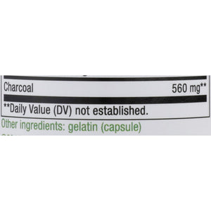 Nature'S Way Activated Charcoal - Charcoal Supplement That Binds Unwanted Materials & Gas* - Alternative to Powder - Gluten-Free & Dairy-Free - 100 Count