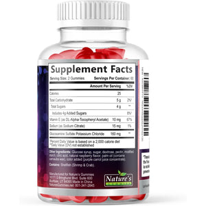 Joint Support Supplement - Extra Strength Glucosamine Gummy Supports Joints Health & Flexibility for Back, Knees, Hands - Natural Vitamin E Immune Support - Best Gummies for Women & Men - 120 Gummies