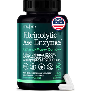 Potent Nattokinase 4000 FU Serrapeptase 240000 SPU Lumbrokinase 2000 FU Supplement - Proteolytic Enzymes Capsules for Energy Support, Digestion, Detox, Cognition & Gut Health for Men & Women