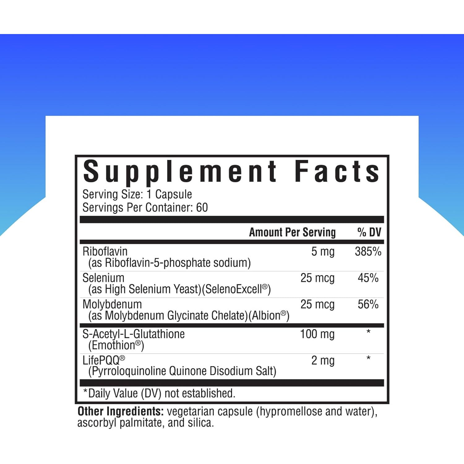 Seeking Health Glutathione Plus, 100 Mg S-Acetyl-L Glutathione with Cofactors, Immune and Detoxification Support, Liver Health, Antioxidant and Free Radical Support, Vegetarian (60 Capsules)