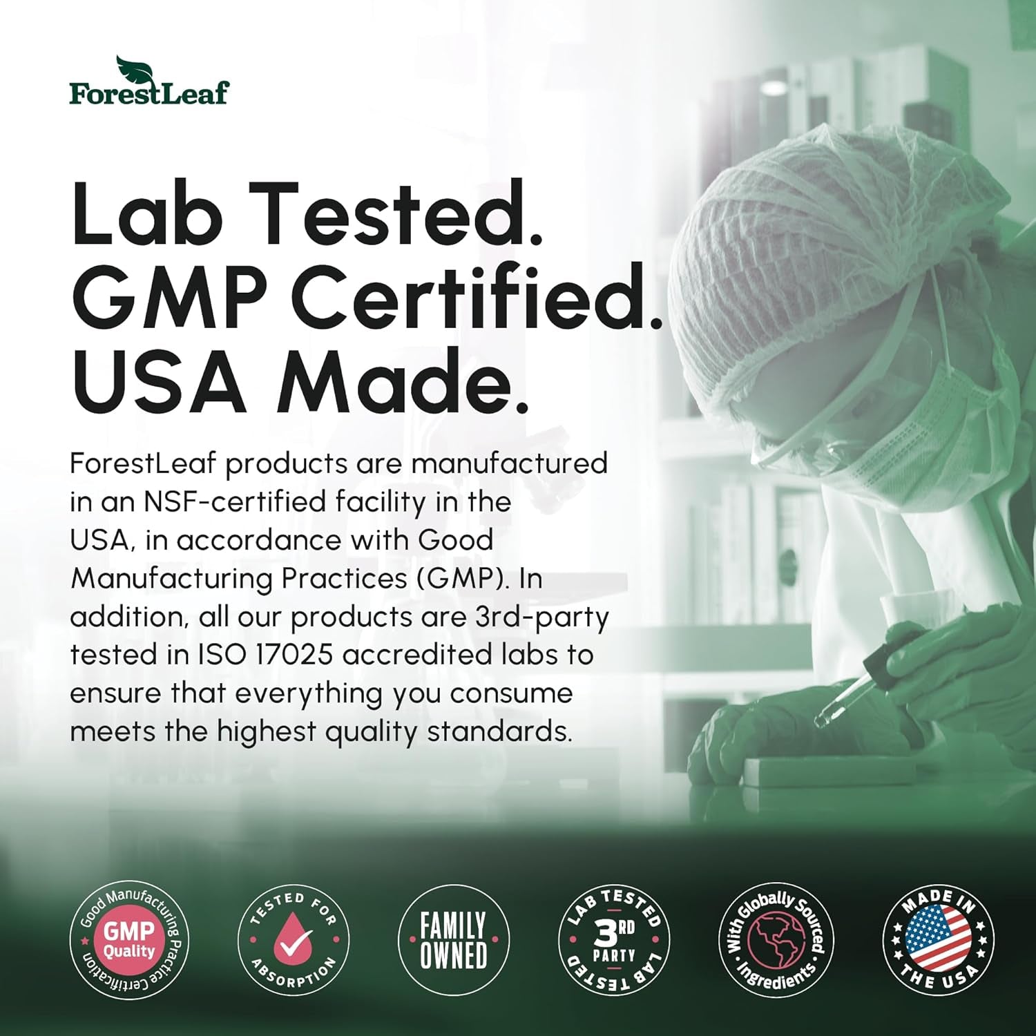 Forestleaf Berberine Supplement - 1300Mg per Serving - Ultra High Potency Berberine Hcl with Ceylon Cinnamon, Bitter Melon & Gymnema - GLP-1 Weight Management Support - 90 Caps