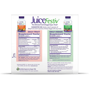 Natrol Juicefestiv, Vitamins and Supplements for Nutrition & Well-Being, Antioxidants for Cellular Health, 60 Capsules (2-Count), up to a 30 Day Supply