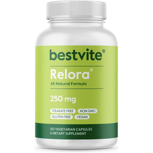 BESTVITE Filler-Free Relora 250Mg (120 Vegetarian Capsules) – Clinically Researched – No Stearates – Vegan – No Fillers – Supports the Management of Occasional Stress*
