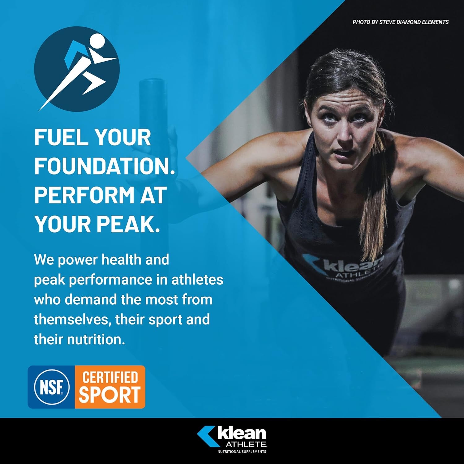 Klean Athlete Klean Ashwagandha - for Occasional Stress - Supports Adaptations to Training* - Adaptogen Blend - Vegan & Non GMO - 60 Capsules