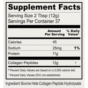 Anthony'S Collagen Peptide Powder, 1 Lb, Pure Hydrolyzed, Gluten Free, Keto and Paleo Friendly, Grass Fed, Unflavored, Non GMO