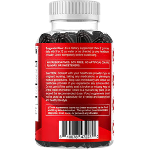 Vitamatic Glucosamine Chondroitin Gummies with MSM & Vitamin E – Joint Support Formula – 60 Pectin-Based Vegan Gummies