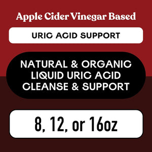 Complete Natural Products Uric Acid Complete - 16Oz Liquid Supplement to Support Uric Acid Cleanse, Kidney Health & Circulation with Apple Cider Vinegar, Tart Cherry, & Beet Root.