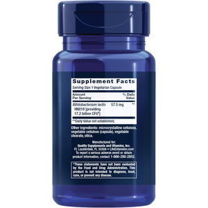 Life Extension FLORASSIST Daily Bowel Regularity – Bifidobacterium Lactis HN019 – Clinically Studied Probiotic for Occasional Constipation – Gluten-Free, Non-Gmo – 30 Vegetarian Capsules