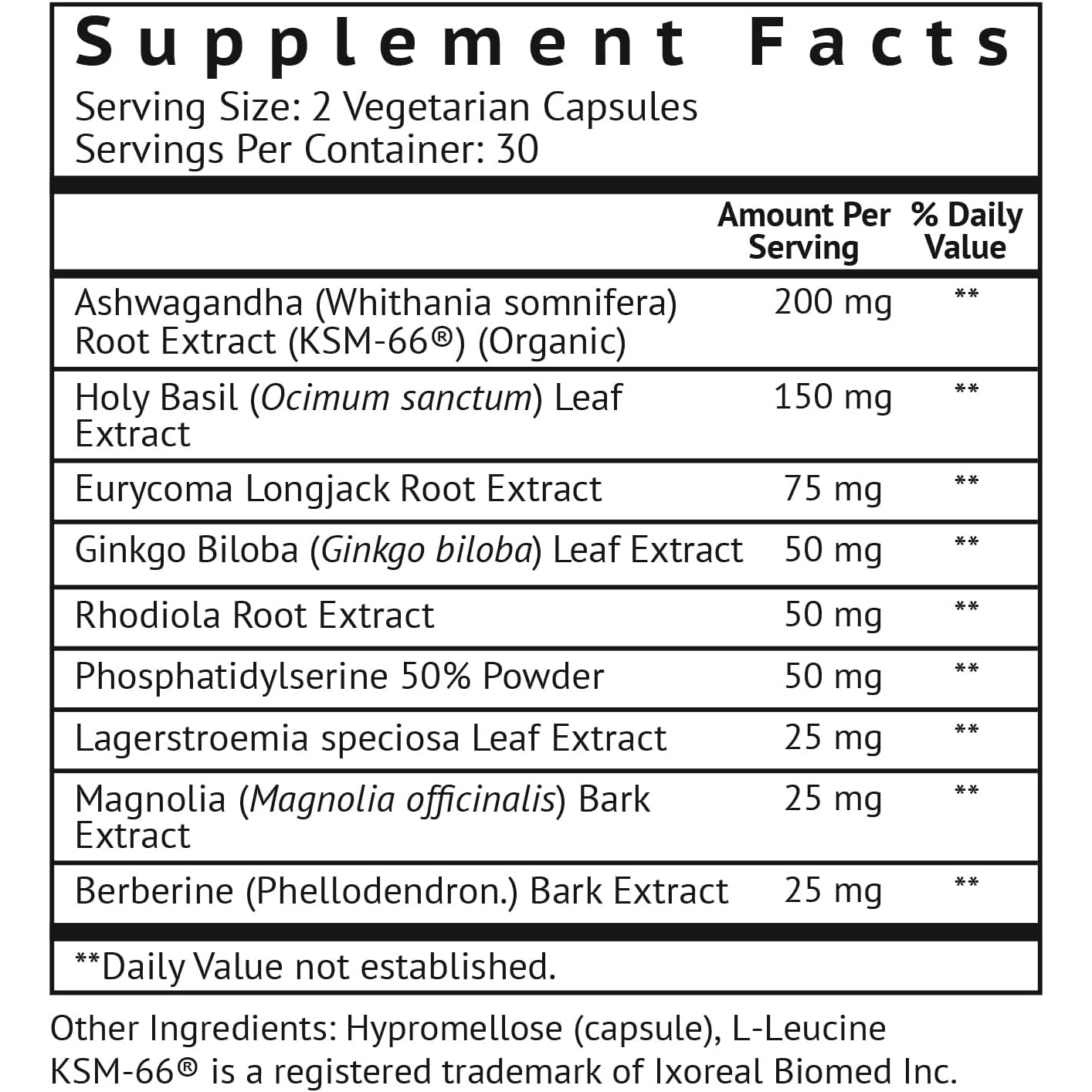 Vitamonk Cortitrax Natural Cortisol Blocker - Doctor Formulated Cortisol Manager, Cortisol Support & Cortisol Reducer (Already within Normal Ranges)- 60 Capsule Cortisol Supplement