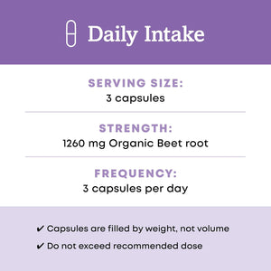 Oregon'S Wild Harvest Organic Beet Root Capsules – 90 Vegan Capsules – USDA Certified Organic Beet Root Powder – Non-Gmo, Gluten-Free, Dairy-Free, Soy-Free – Grown in North America – Made in the USA