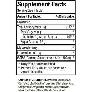 Nature Made Wellblends Back to Sleep, 120 Fast Dissolve Tablets, Lower Dose Melatonin 1 Mg, L Theanine 100 Mg and GABA 100Mg, Sleep Supplement, Bundle with a Pill Oragnizer (2 Items)