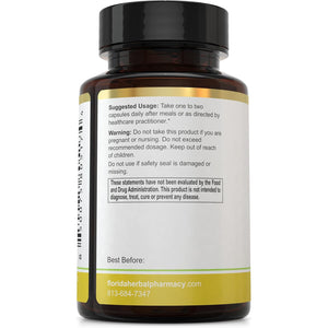 Florida Herbal Pharmacy, Japanese Ashitaba Leaf Extract Capsules 10:1 (120 Capsules) Two Months Supply