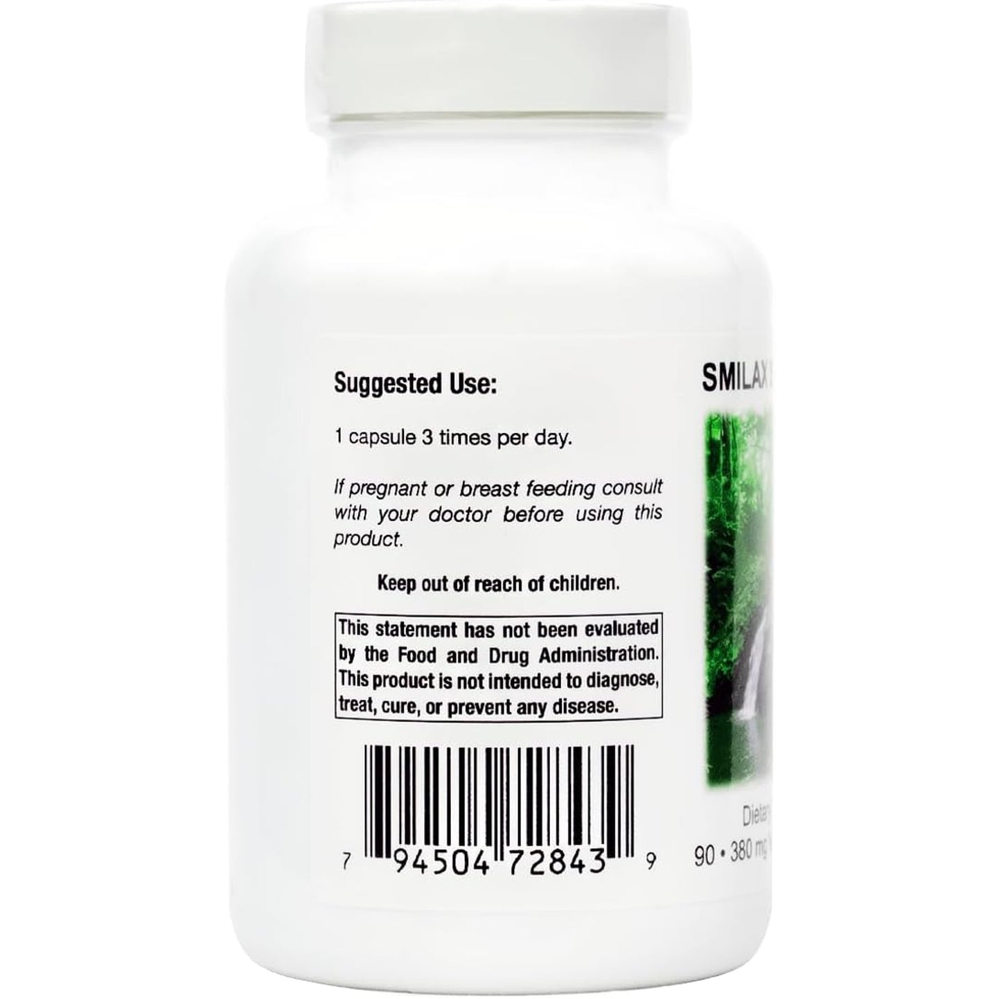 Supreme Nutrition Smilax Supreme, 90 Pure Sarsaparilla Vegetarian Capsules