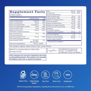 Pure Encapsulations Nutrient 950 without Copper & Iron | Hypoallergenic Multi-Vitamin/Mineral Formula for Optimal Health | 90 Capsules