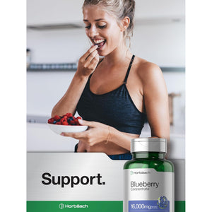 Horbäach Blueberry Extract Supplement | 150 Capsules | Blueberry Concentrate | Non-Gmo & Gluten Free Formula