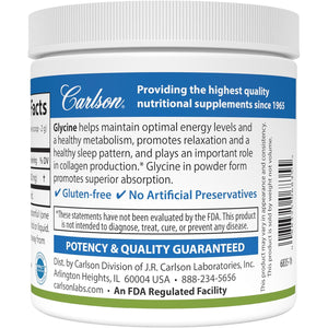 Carlson Labs Glycine Powder, 100G