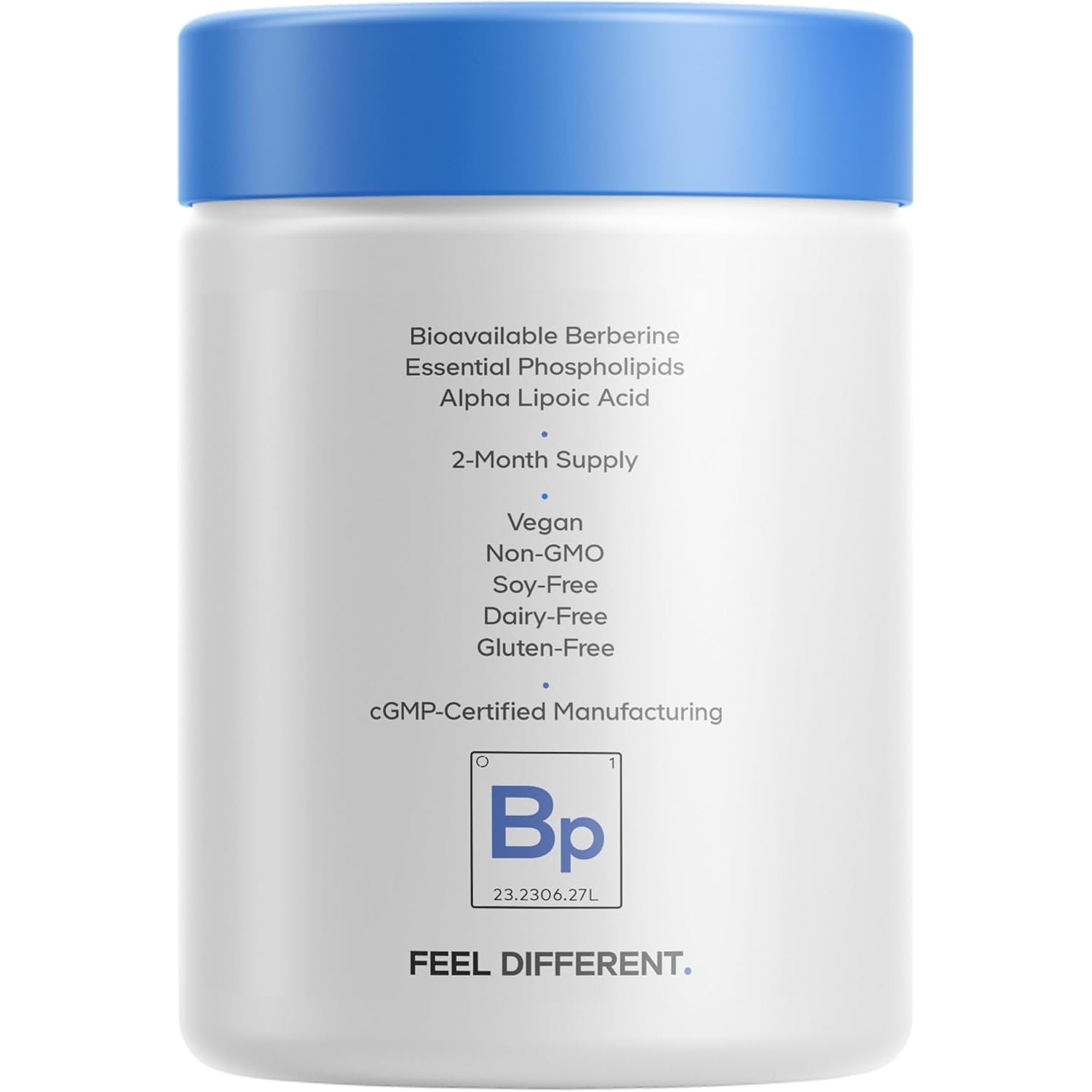 Codeage Berberine Phytosome Supplement - Berberine HCL, Alpha Lipoic Acid, Phospholipid Complex - 2-Month Supply - Berberine HCL - Berberine Hydrochloride - Gluten-Free, Non-Gmo - 60 Capsules