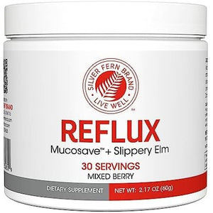 Reflux - Digestive Supplement - Each Tub = 30 Scoops = 30 Servings - Mucosal Support for Acid Issues - with Mucosave FG and Slippery Elm Bark (1 Tub)