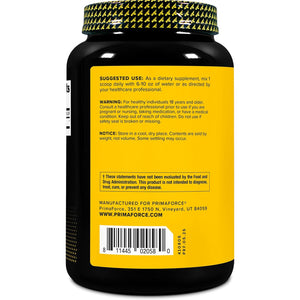 Primaforce L-Leucine Pure Powder 1 KG (2.2Lbs) - Non-Gmo, Gluten Free, 200 Servings